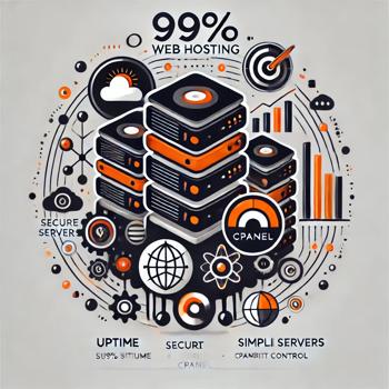 Reliable web hosting with 99% uptime and cPanel access.
